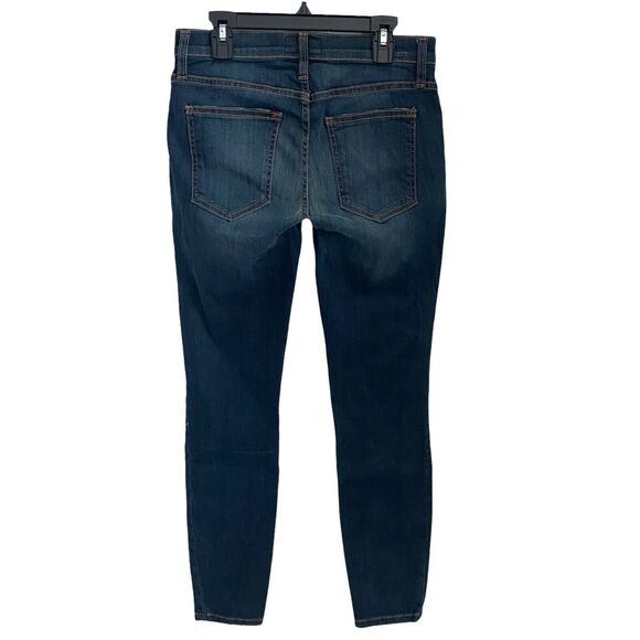 Current/Elliott 27 Stiletto Jeans Typhoon Destroy Blue Denim Stretch - Picture 5 of 7